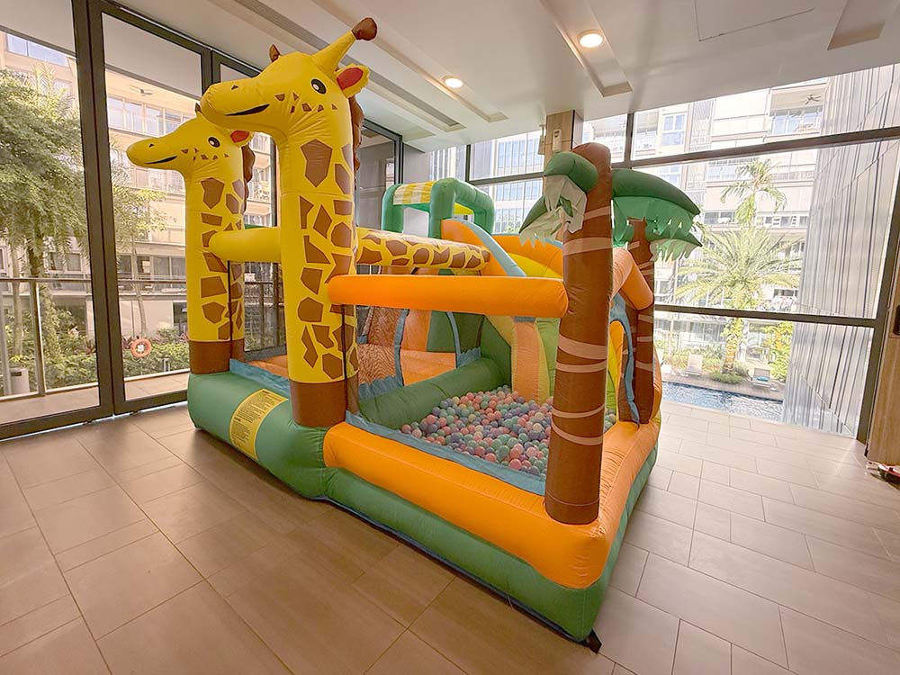 small bouncy castle