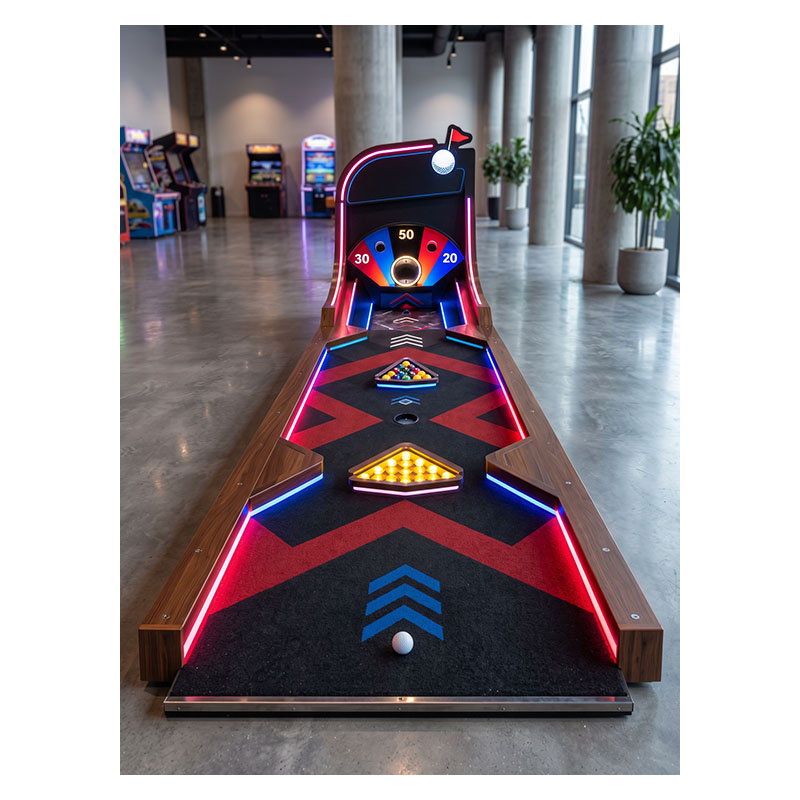 Mini LED golf course and putting challenge for rent in Singapore