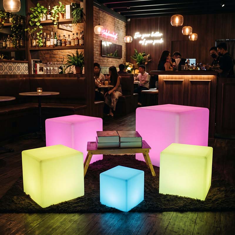 LED Cube Seats rental Singapore