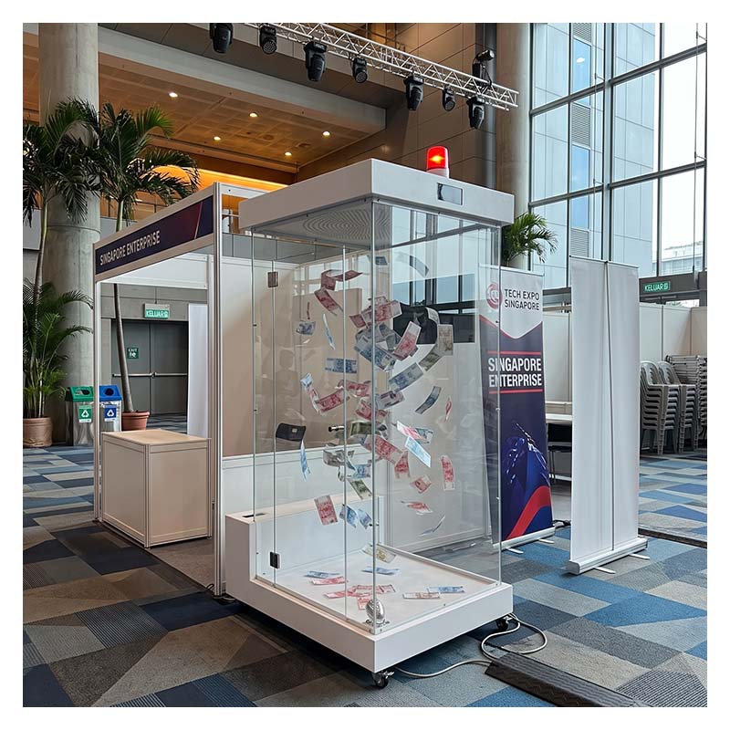 Cash grab money booth for rent in Singapore